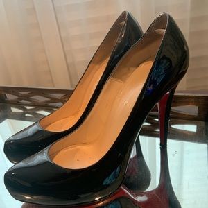 Christian Louboutin Patent Red Sole Pump